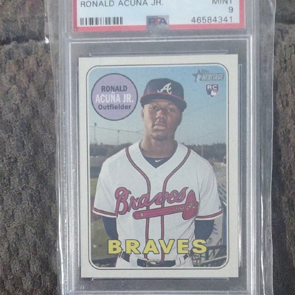 Ronald Acuna Jr. Braves Baseball Card